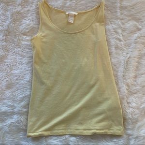 H&M yellow tank top shirt